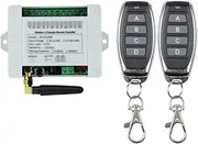 DC 12V 24V 36V 10A 433MHz 4 Channel Wireless Relay RF Remote Control Switch Receiver+4CH Transmitter,1 Receiver 2 Remote