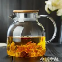 在飛比找樂天市場購物網優惠-茶壺玻璃花茶壺泡茶器過濾大號透明家用耐熱水壺紅茶泡茶壺套裝 