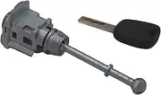 256973 9170KP 36410600 Front Left Door Lock Barrel, for Peugeot, 508, for Citroen, C3 C5, for Peugeot, 207 2008 Car Ignition Switch Lock(Black Assembled Lock)