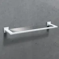 在飛比找momo購物網優惠-【鎧盛】長方形玻璃平台架(浴室置物架 - 萊茵系列)