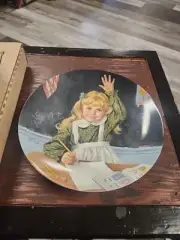 Edwin M. Knowles " Learning Is Fun " Limited Edition Collector Plate