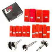 15tlg Forstner Bit Set 10-50mm Branch Hole Bit Boring Hinge Bore Drill