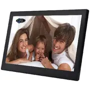 QPIX 10" Digital Photo Frame Full Function Black