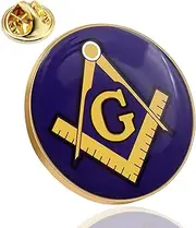 [MIDLE] 12/24/50/100Pcs Masonic Flag Lapel Pins Bulk - Metal Free Freemasonry Brooch Badge Souvenir for Men Women Clothes Bags Hats