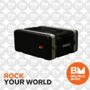 Gator GR-4S Molded PE Audio Rack Case 4U 14.25inch Deep - Brand New