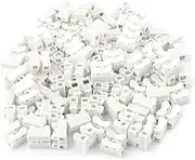 100pcs 10A 220V CH-2 Quick Connector 2-Position Spring Wire Connectors Self-Locking CH-2 Press Type Electric Connection Quick Wiring Terminal for Lighting and Automotive Electricity