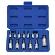 Alan Allen Alen Hex Key Socket Ratchet Wrench Set SAE 1/4 3/8 1/2 Drive 13Pc