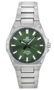 Casio Edifice Analog Green Dial Sports Quartz 100M Men's Watch EFR-S108D-3A