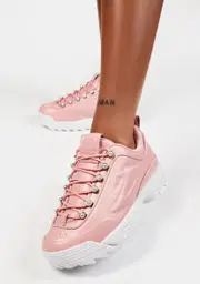[Fila] Dynasty Pink Pearl Disruptor Zero Sneakers