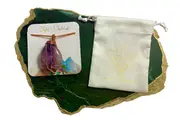 Crystal Wonderland Rain Drop Collection Crystal Pendant Amethyst