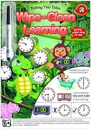 Learning Can Be Fun Wipe-Clean Learning Telling The Time Work Book