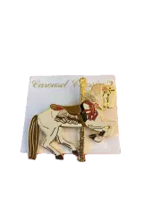 #28 Herschell-Spillman Jumper Horse Tie Tac Pin