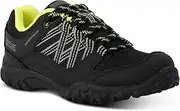 [REGATTA] Childrens/Kids Edgepoint Waterproof Walking Shoes (UK Size: 9 UK Child) (Black/Lime Punch)