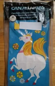 Candelarias 30 Multicolored Bags Unicorn Geometric Design Candlelit Driveway Eg