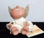 Angel Cheeks Guardian Angel 21811 Angel with Stars Kirk’s Kritters Russ Figurine