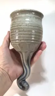 Studio Pottery Rennassaince Wine Goblet Belt Mug