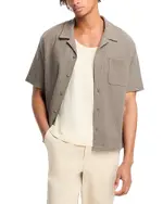 Frame Men's Jacquard Short Sleeve Camp Shirt