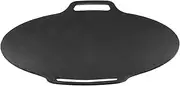 Korean BBQ Grill Pan, Nonstick 6 Layer Coating Aluminum Round Griddle Pan Compatible with Gas Stove, Induction, Electric Cooktop, Indoor Outdoor Grilling (36cm)