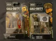 Mega Construx CALL OF DUTY General Davis GFW72 & Diego Necalli GFW75 NIB