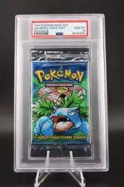 PSA 10 BASE SET VENUSAUR PACK - THICK FONT