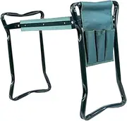 WeiLaiKeQi Foldable Garden Bench with Removable Bag and Soft Kneeling Pad for Seniors