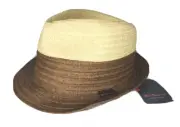 Ben Sherman Fedora Brown Tan Men's Fedora Hat size L/XL