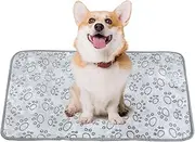Flossy Pet Blankets, Dog Warm Pet Flossy Mat, Winter Foldable Sleeping Blanket, Sofa Crate Kennel Protector, 62.99 x 39.37 inches, for Small and Medium Pets, Cats