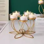 Decor Candlelight Dinner Props Iron Table Decoration Bedroom