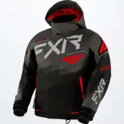 FXR Youth Child Kids Boys BOOST Blk/Char/Red SNOW JACKET- 4 - 6 - 10 - 14 - NEW