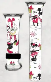 Mickey & Minnie Mouse Goofy Christmas Apple Watch Band 38/40/41 42/44/45 Disney