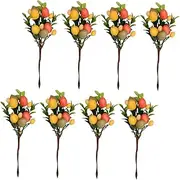 WATIIFUFU Easter 8pcs Real Leaf Egg Decorations Egg Party Vase Decor for Home Spring Party