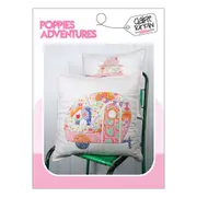 Poppies Van Cushion Pattern by Claire Turpin Design Quilting Sewing Craft DIY