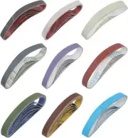 45 Pcs 1/2 X 12 Replacement Sharpening Belt Kit For Official Work Sharp Knife -