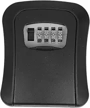 jojofuny Large Capacity Key Storage Box 4 Combination Lock Wall Mount Key Box for Home Car