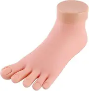 Venuse® Practice Fake Foot Model Flexible Movable Soft Silicone Prosthetic Manicure Tool for Nail Art Train