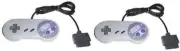 Two 2 Controllers Bundle For Super Nintendo SNES Pack Of 2 By Generic 9Z