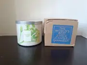 Bath & Body Works White Barn 3 Wick Candle Sugared Lemon Zest Scented 14.5 Oz