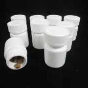 12 X Pill Bottle 30 Ml Pharmaceutical Plastic Container Vitamin