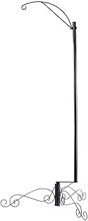 HOHIYA 61 Inch Bird Cage Stand Shepherd Hook Hanging for Pet Hummingbird Feeder Solar Light Lantern Plant Basket Max Loading 14 lbs Black Pole Diameter is 1 inch