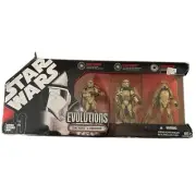 Star Wars Evolutions Clone Trooper to Stormtrooper Action Figure 3Pk 2007 Hasbro
