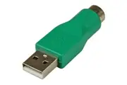 StarTech.com Replacement PS/2 Mouse to USB Adapter - F/M - 1 x 4-pin Type A USB Male - 1 x 6-pin Mini-DIN (PS/2) Female - Black
