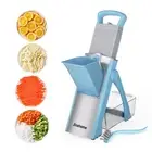 Upgrade Safe Mandoline Slicer, Vegetable Slicer, Food Chopper Adjustable Thic...