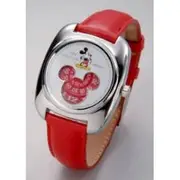 i郵箱{威林百貨}迪士尼米奇華麗紅鏤空三環手錶 mickey