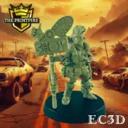 Travelling Merchant | Post Apocalypse 32mm Miniature Figure | Wasteland Warfare