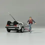 Classic 1/64 Scale Resin Model Back to the Future Skateboard Marty Figures