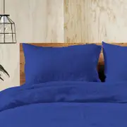 Doux Quilt Cover Set - King, 100% Linen