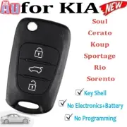 Remote Key Shell Case Fob Suitable for Kia Soul Cerato Koup Sportage Rio Sorento