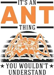 Ants Notebook: It's An Ant Thing Ants Fire / 6x9 Inches / 120 ruled Sites