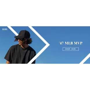 47Brand MLB MVP系列經典棒球帽 洋基隊 MVP Raised Basic 塑膠扣 海軍藍