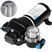 Water Pressure Diaphragm Pump, 12V FL-40 High Pressure Diaphragm Water Pump, 40PSI Automatic Self Priming Water Pump, 17L/MIN Misting Booster Sprayer Diaphragm Pump for Caravan Boat RV